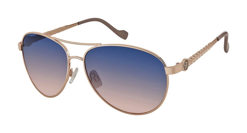 Jessica Simpson Women's J5702 Elegant Metal Aviator Pilot Sunglasses with UV400 Protection- Glamorous Lightweight Sunglasses for Women, 61mm - Image 1
